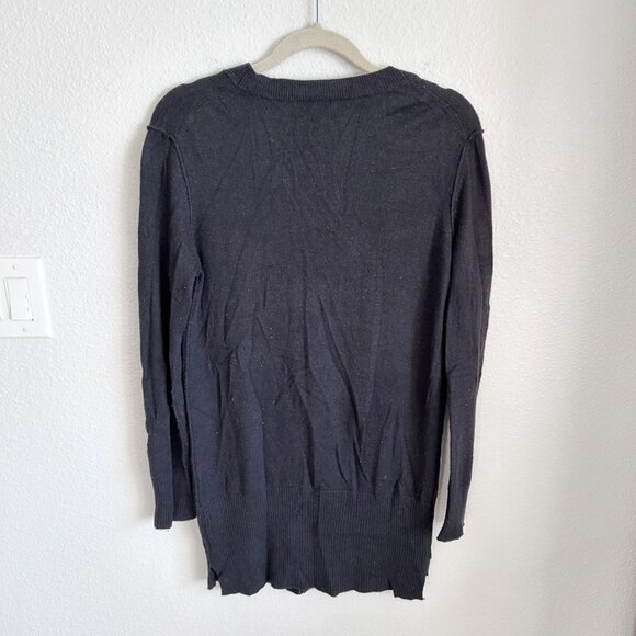 Vintage 2000s Black Oversized Slouchy Cardigan – Mary Kate & Ashley Olsen Vibes - Picture 6 of 7